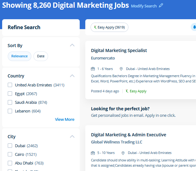 Digital Marketing / SEO (Full Course) internship jobs in Dubai