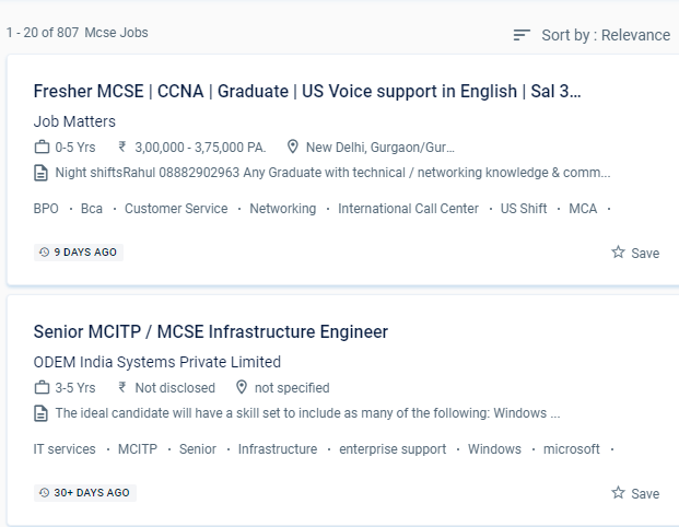 MCSE internship jobs in Sharjah